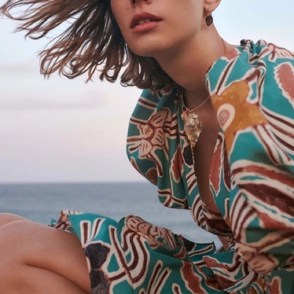 Ulla Johnson Zeenat Dress Topaz
